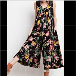 Easel Floral Jumpsuit